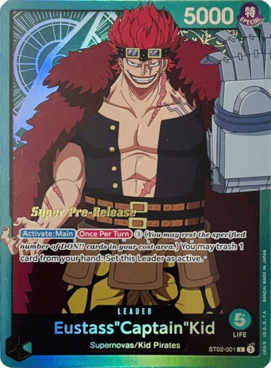 Eustass"Captain"Kid (001) [Super Pre-Release Starter Deck: Worst Generation] | Galaxy Games LLC