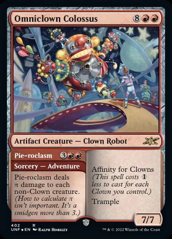 Omniclown Colossus // Pie-roclasm (Galaxy Foil) [Unfinity] | Galaxy Games LLC