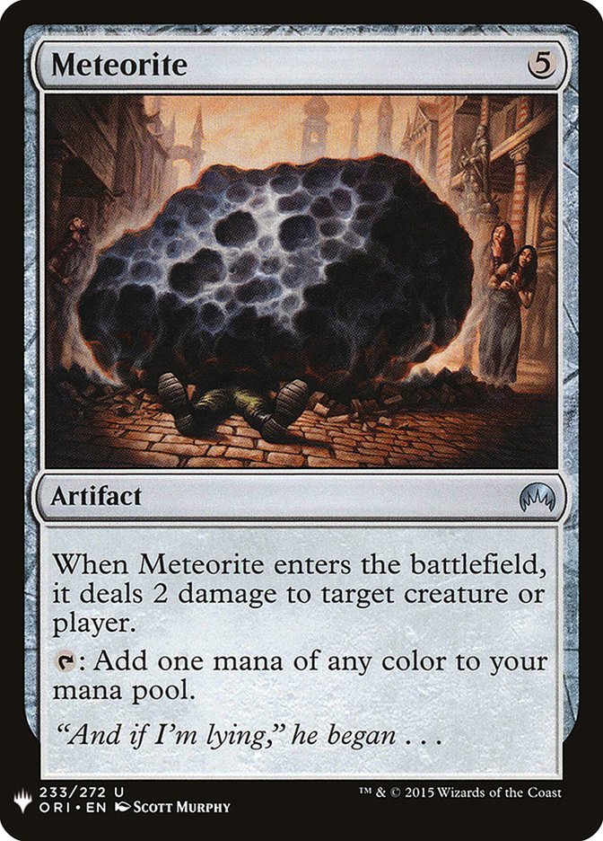 Meteorite [Mystery Booster] | Galaxy Games LLC