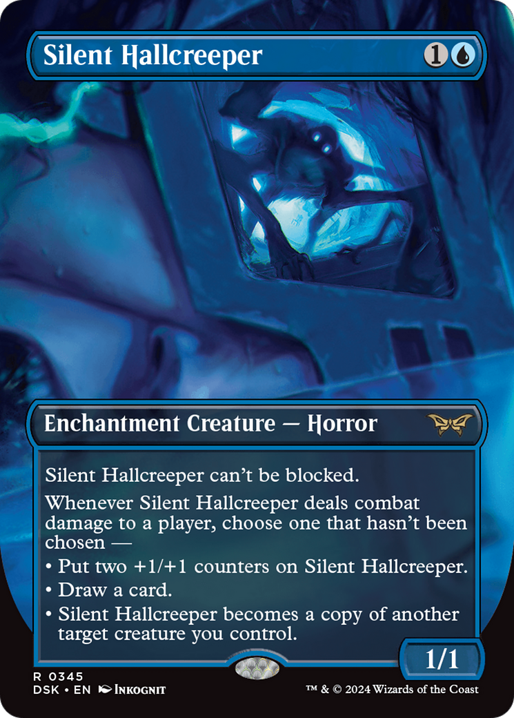 Silent Hallcreeper (Borderless) [Duskmourn: House of Horror] | Galaxy Games LLC