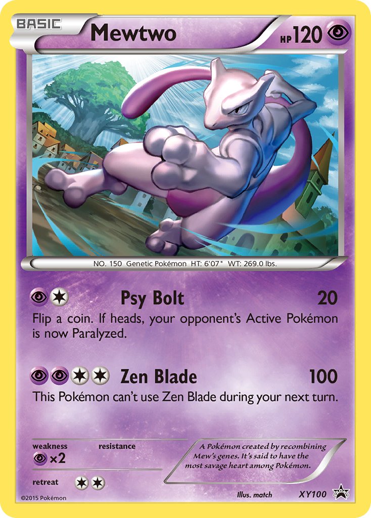 Mewtwo (XY100) [XY: Black Star Promos] | Galaxy Games LLC