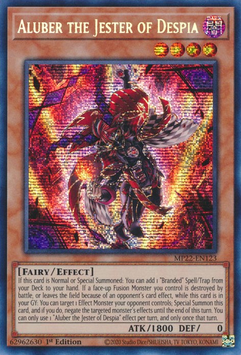 Aluber the Jester of Despia [MP22-EN123] Prismatic Secret Rare | Galaxy Games LLC