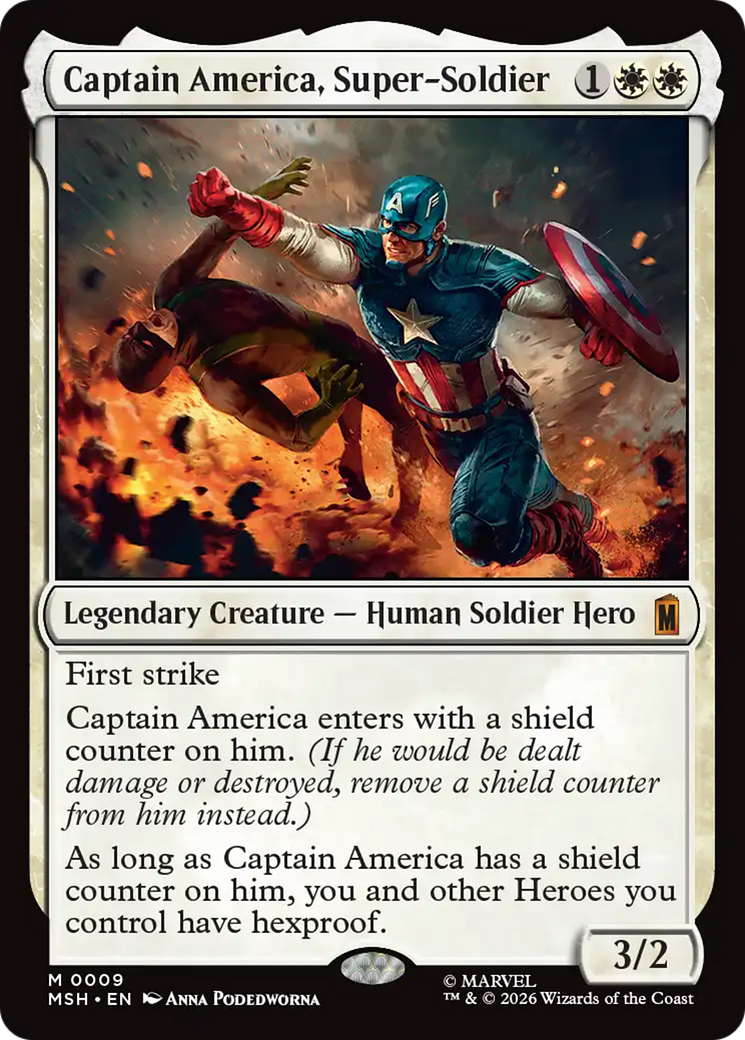 Captain America, Super-Soldier [Marvel Super Heroes] | Galaxy Games LLC