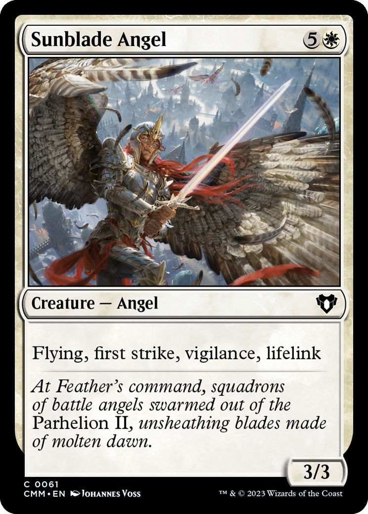 Sunblade Angel [Commander Masters] | Galaxy Games LLC