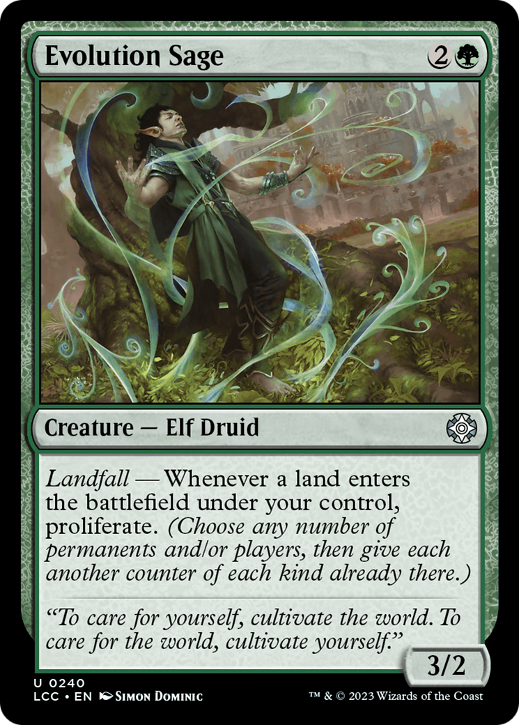 Evolution Sage [The Lost Caverns of Ixalan Commander] | Galaxy Games LLC