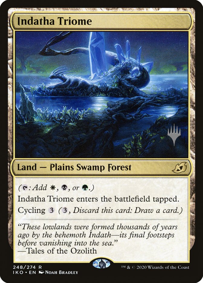 Indatha Triome (Promo Pack) [Ikoria: Lair of Behemoths Promos] | Galaxy Games LLC