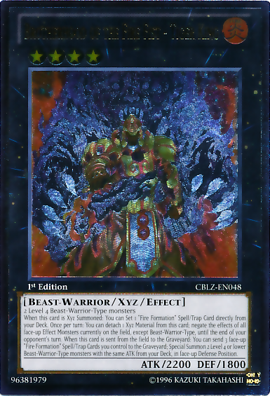 Brotherhood of the Fire Fist - Tiger King [CBLZ-EN048] Ultimate Rare | Galaxy Games LLC