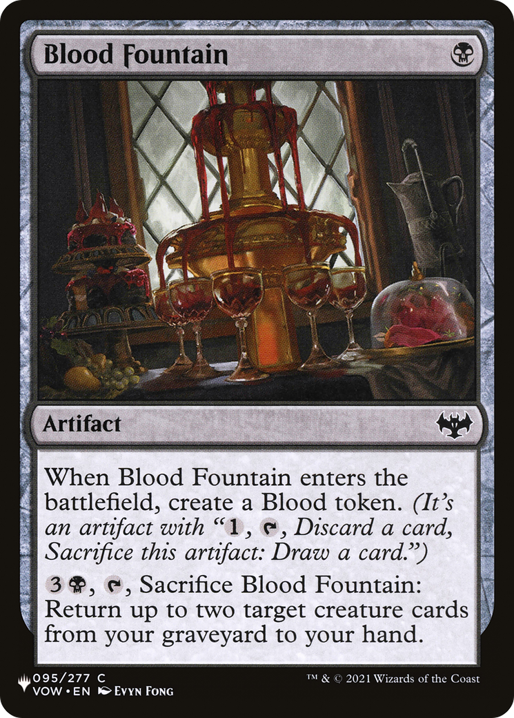 Blood Fountain [The List] | Galaxy Games LLC