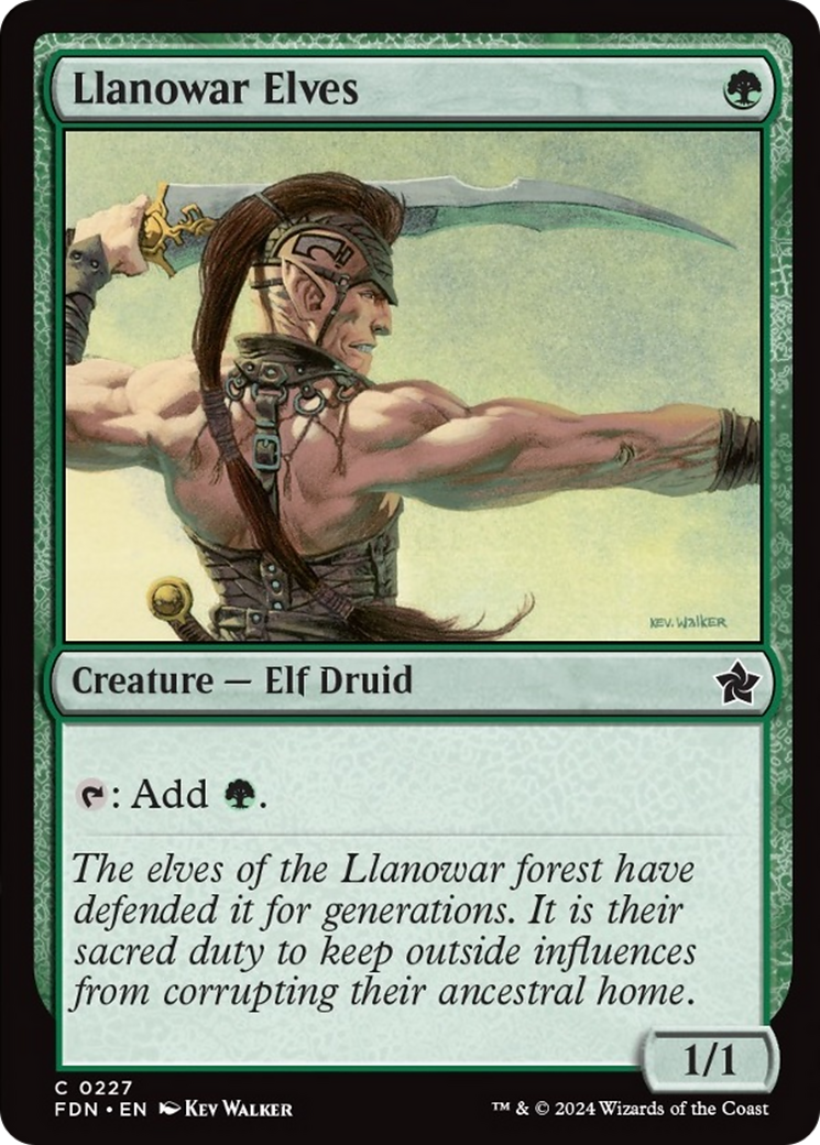 Llanowar Elves [Foundations] | Galaxy Games LLC