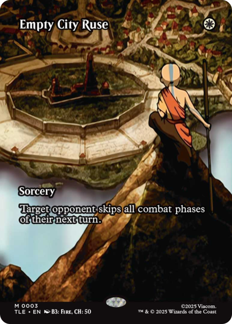 Empty City Ruse (Borderless) [Avatar: The Last Airbender: Eternal-Legal] | Galaxy Games LLC