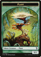 Beast (013) // Plant Double-Sided Token [Commander 2018 Tokens] | Galaxy Games LLC