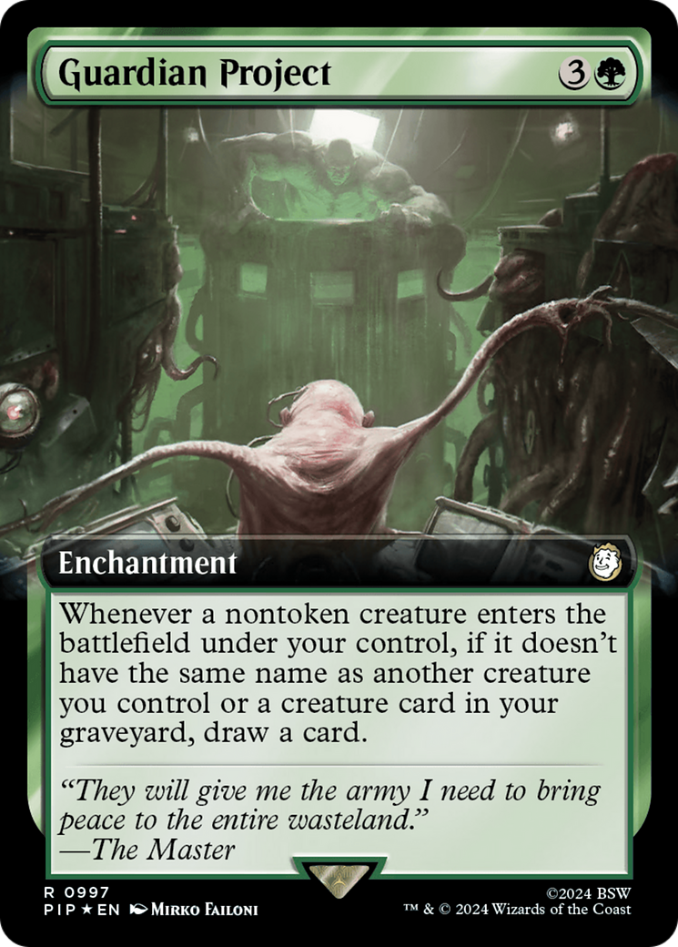 Guardian Project (Extended Art) (Surge Foil) [Fallout] | Galaxy Games LLC