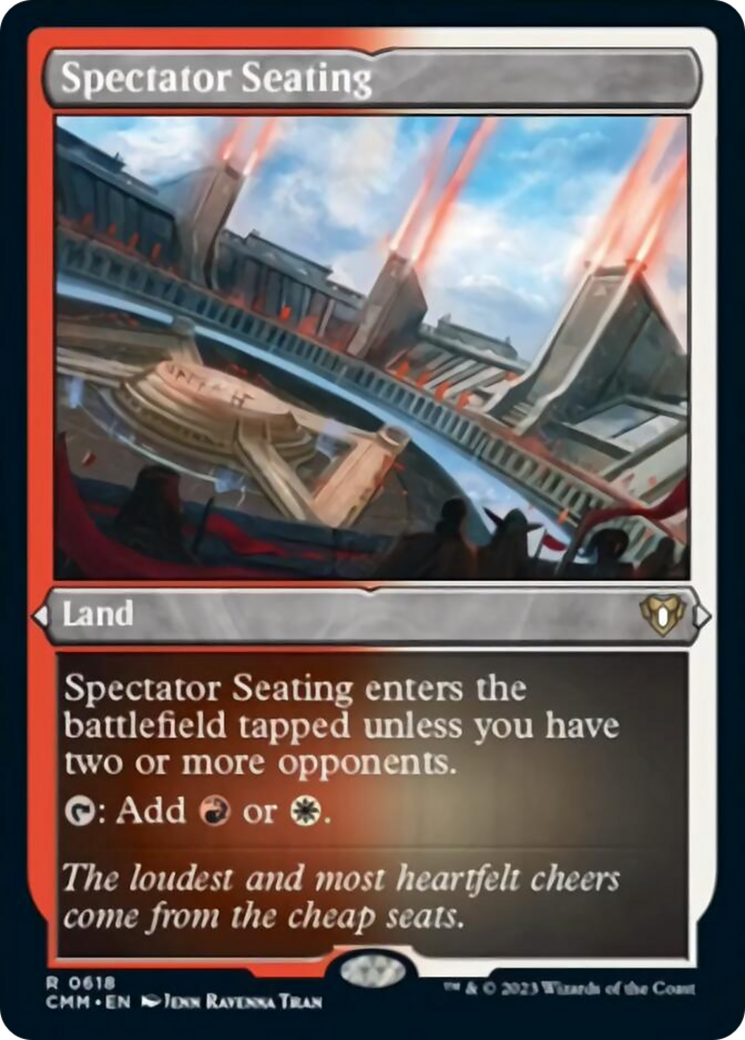 Spectator Seating (Foil Etched) [Commander Masters] | Galaxy Games LLC