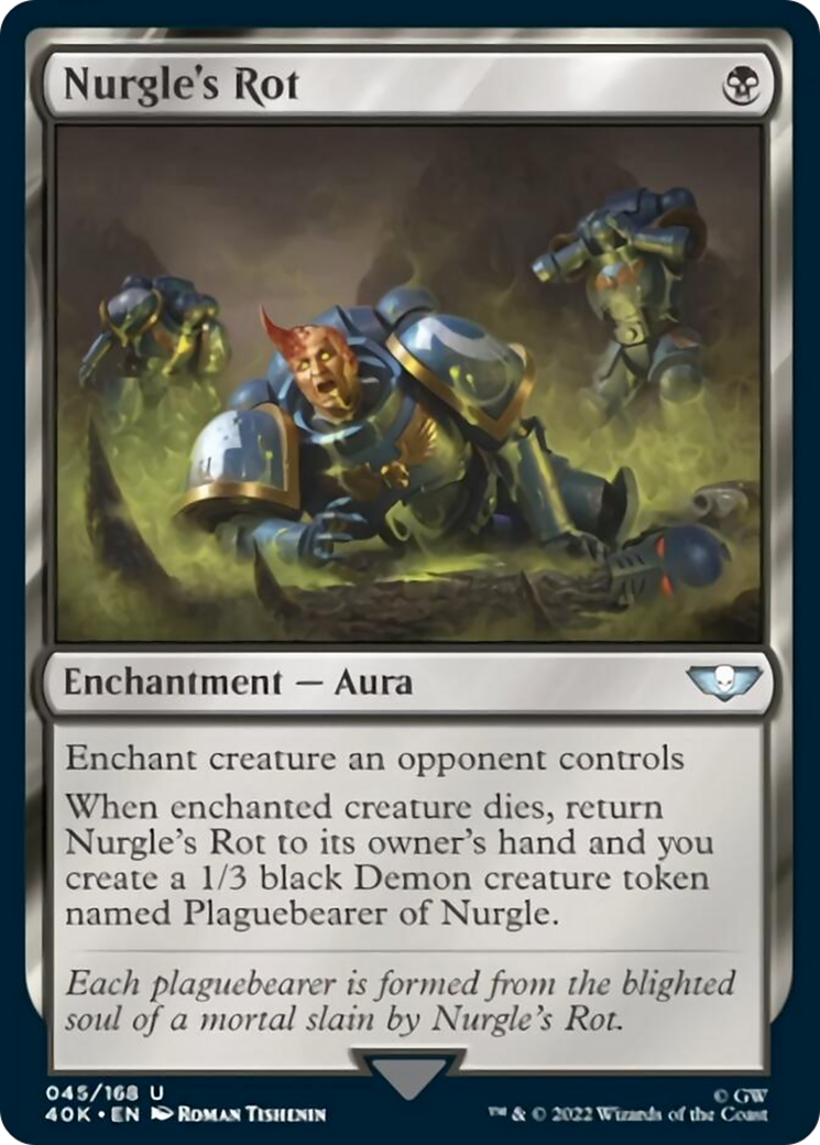 Nurgle's Rot (Surge Foil) [Warhammer 40,000] | Galaxy Games LLC