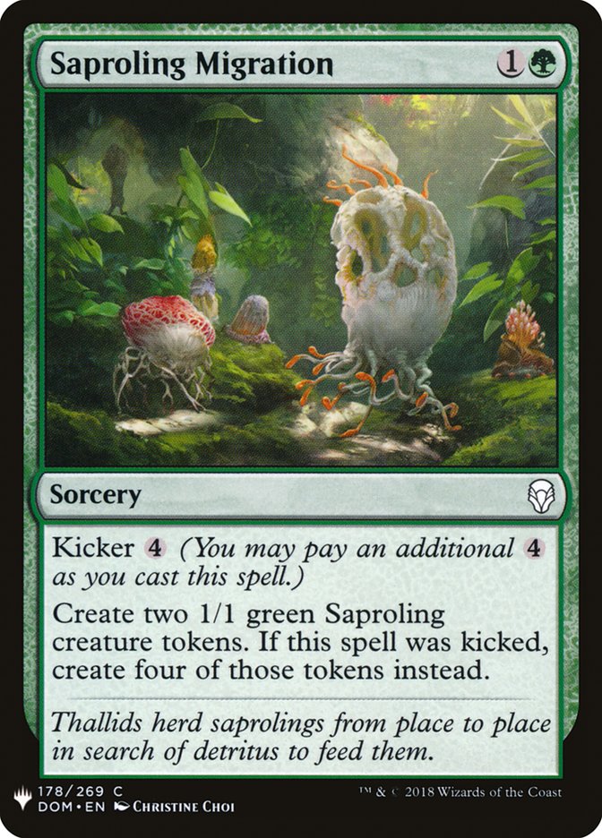 Saproling Migration [Mystery Booster] | Galaxy Games LLC