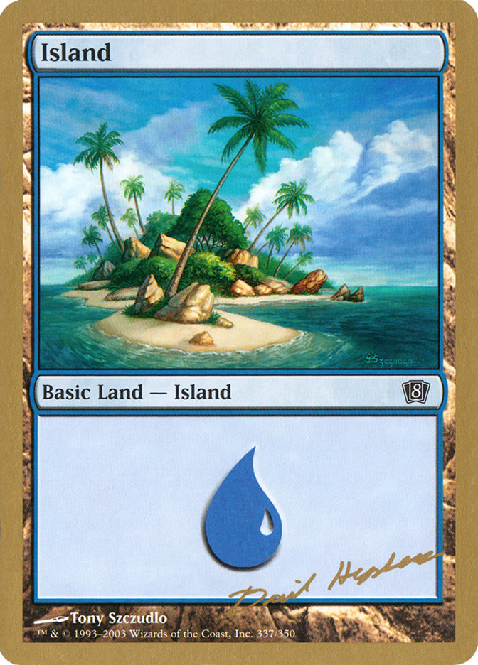 Island (dh337) (Dave Humpherys) [World Championship Decks 2003] | Galaxy Games LLC