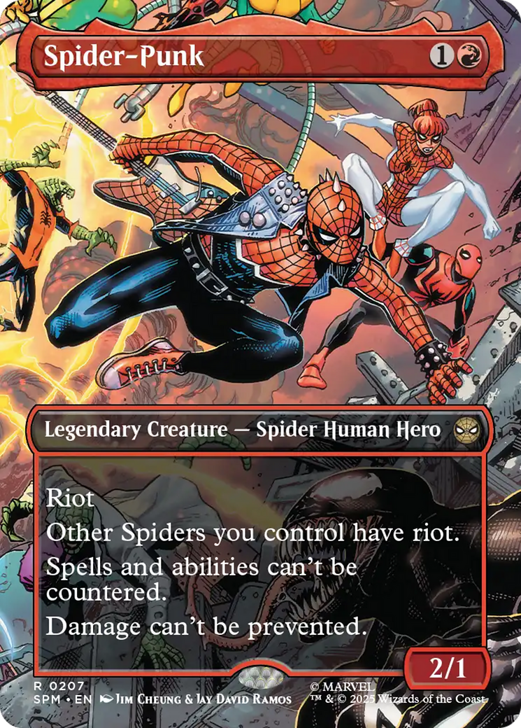 Spider-Punk (0207) (Borderless) [Marvel's Spider-Man] | Galaxy Games LLC