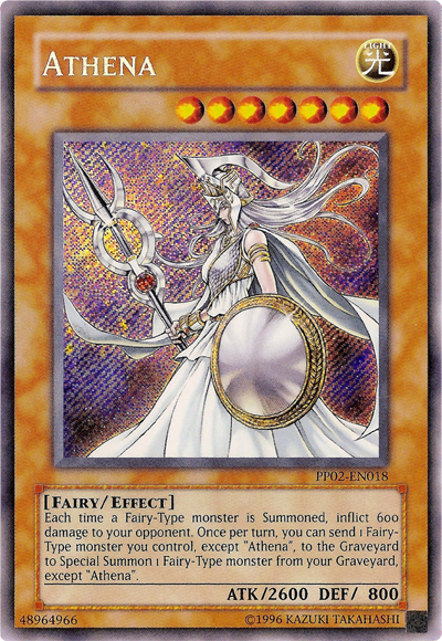 Athena [PP02-EN018] Secret Rare | Galaxy Games LLC
