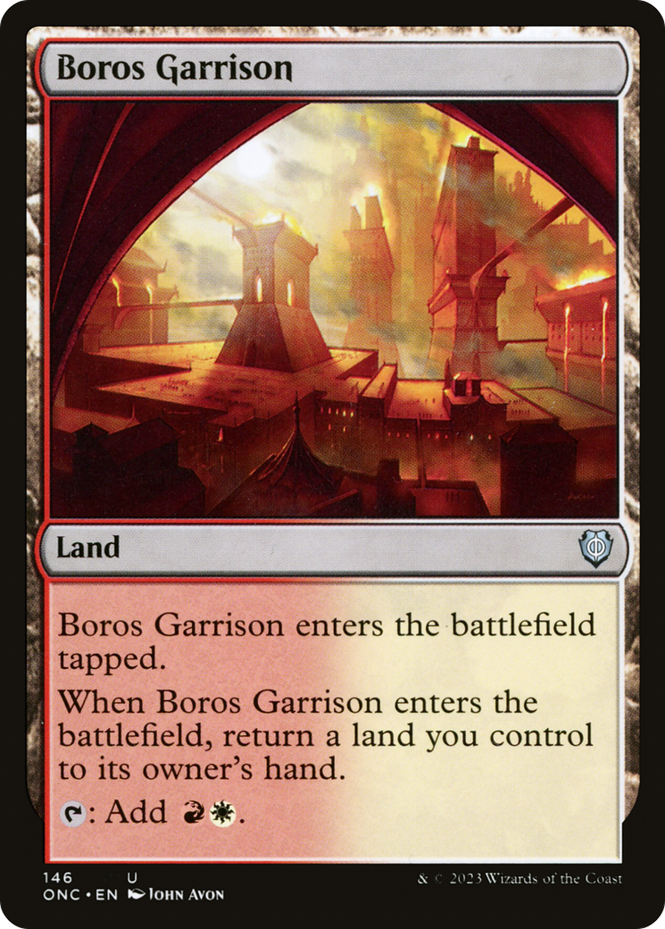 Boros Garrison [Phyrexia: All Will Be One Commander] | Galaxy Games LLC