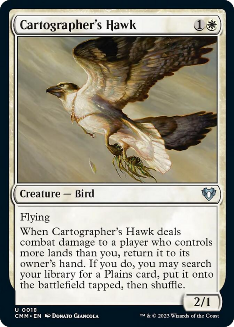 Cartographer's Hawk [Commander Masters] | Galaxy Games LLC