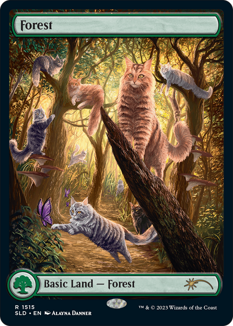 Forest (1515) [Secret Lair Commander Deck: Raining Cats and Dogs] | Galaxy Games LLC
