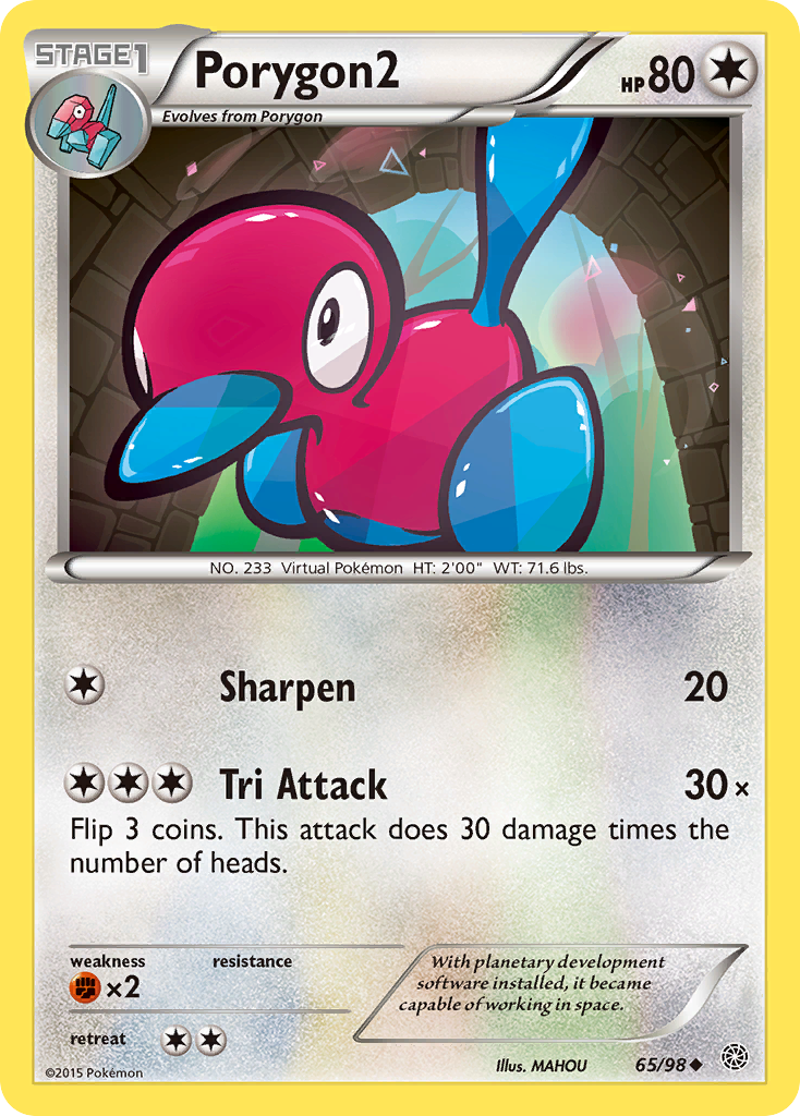 Porygon2 (65/98) [XY: Ancient Origins] | Galaxy Games LLC