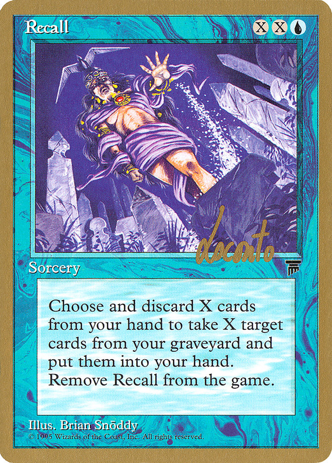 Recall (Michael Loconto) [Pro Tour Collector Set] | Galaxy Games LLC