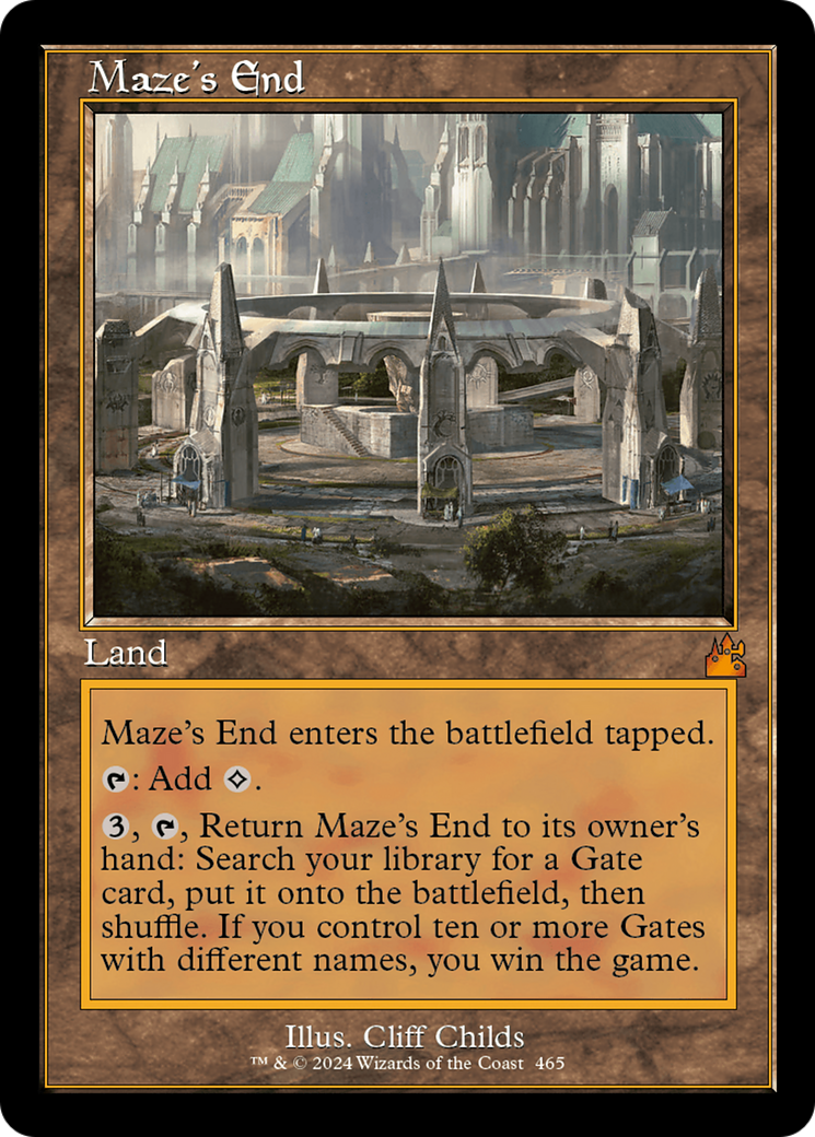 Maze's End (Retro Frame) [Ravnica Remastered] | Galaxy Games LLC
