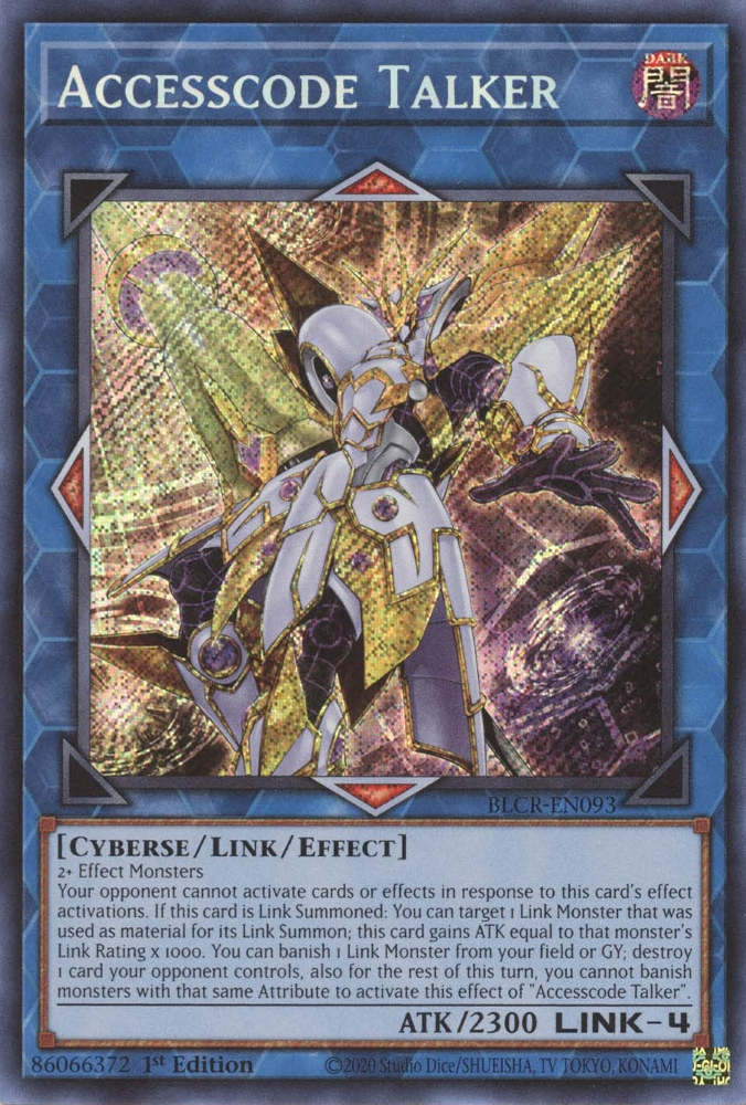 Accesscode Talker (Starlight Rare) [BLCR-EN093] Secret Rare | Galaxy Games LLC