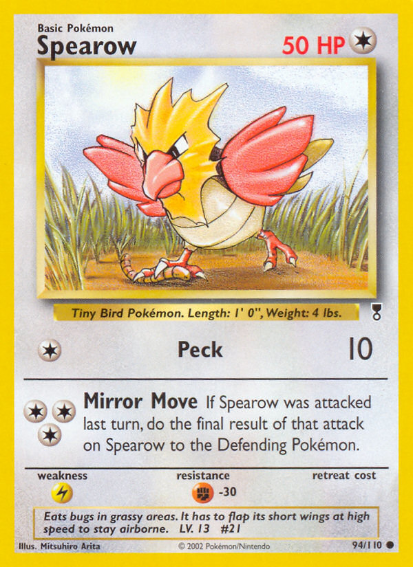 Spearow (94/110) [Legendary Collection] | Galaxy Games LLC