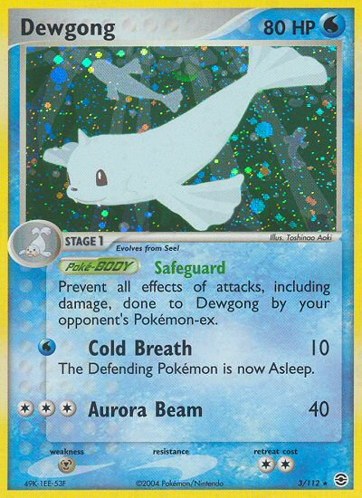 Dewgong (3/112) [EX: FireRed & LeafGreen] | Galaxy Games LLC