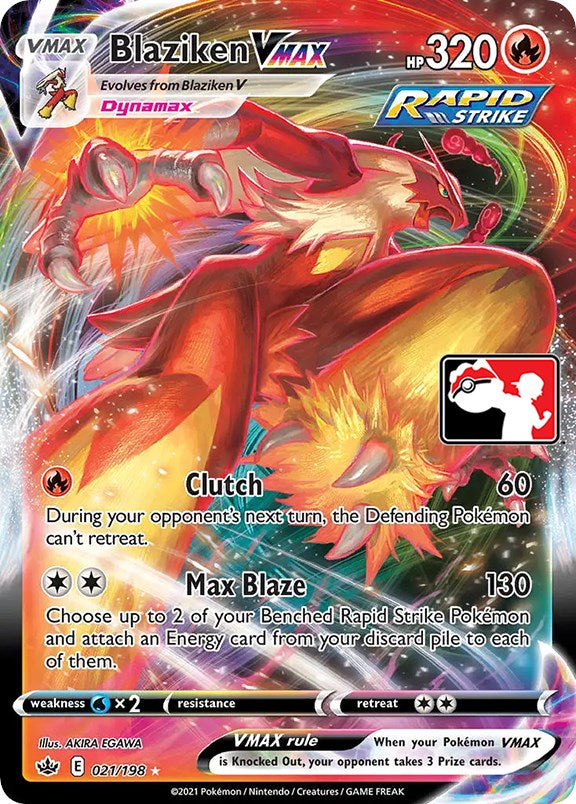 Blaziken VMAX (021/198) [Prize Pack Series One] | Galaxy Games LLC