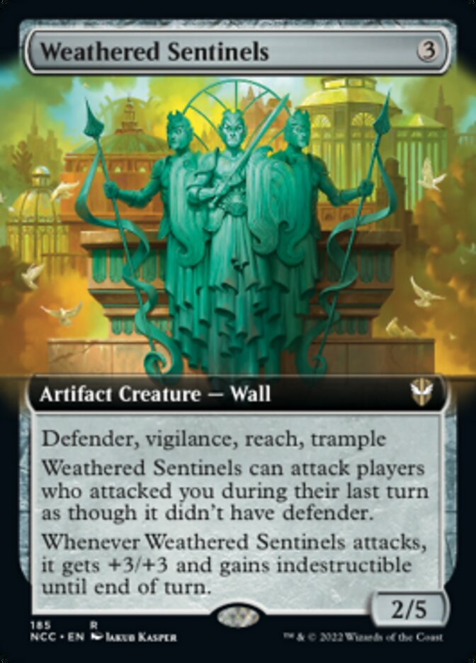 Weathered Sentinels (Extended Art) [Streets of New Capenna Commander] | Galaxy Games LLC