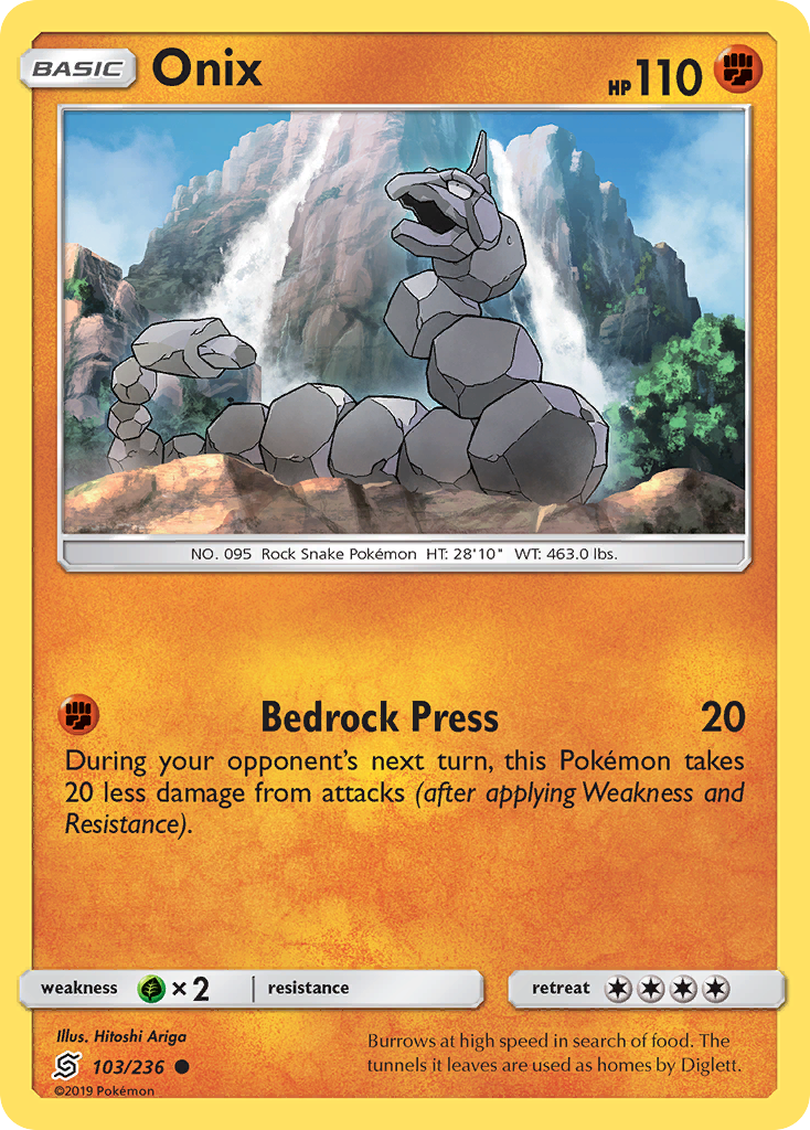 Onix (103/236) [Sun & Moon: Unified Minds] | Galaxy Games LLC