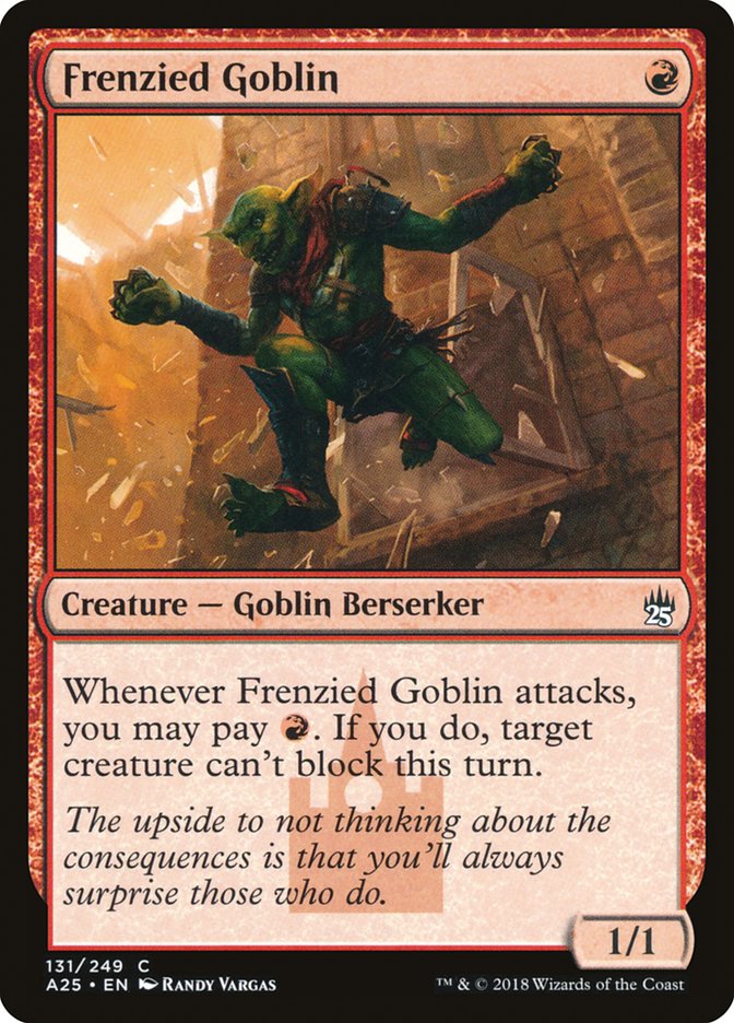 Frenzied Goblin [Masters 25] | Galaxy Games LLC