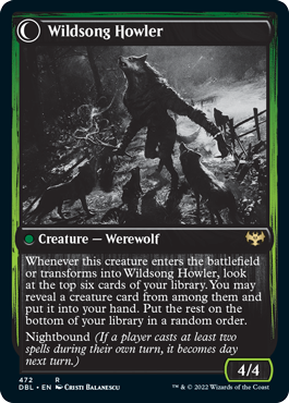 Howlpack Piper // Wildsong Howler [Innistrad: Double Feature] | Galaxy Games LLC