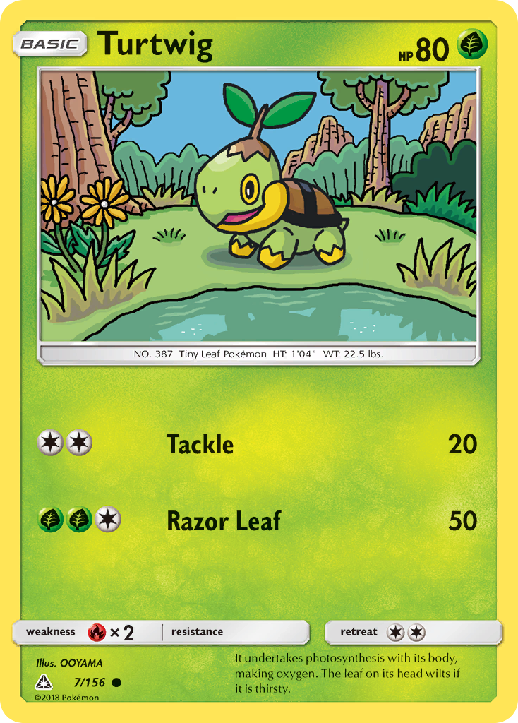 Turtwig (7/156) [Sun & Moon: Ultra Prism] | Galaxy Games LLC