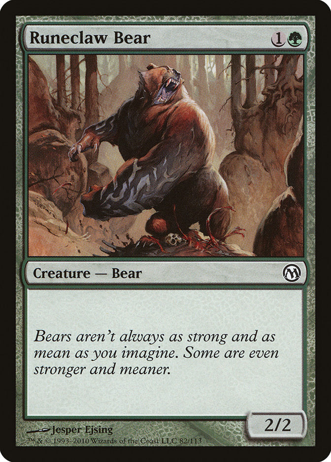 Runeclaw Bear [Duels of the Planeswalkers] | Galaxy Games LLC