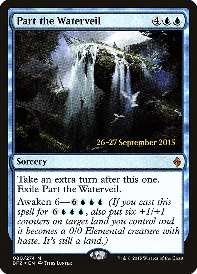 Part the Waterveil [Battle for Zendikar Prerelease Promos] | Galaxy Games LLC