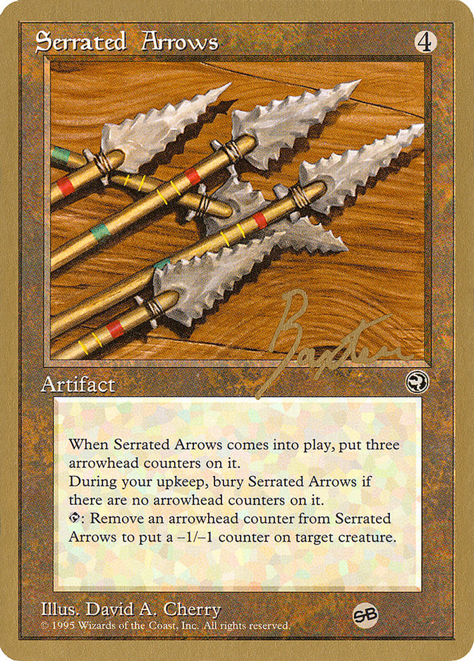 Serrated Arrows (George Baxter) (SB) [Pro Tour Collector Set] | Galaxy Games LLC