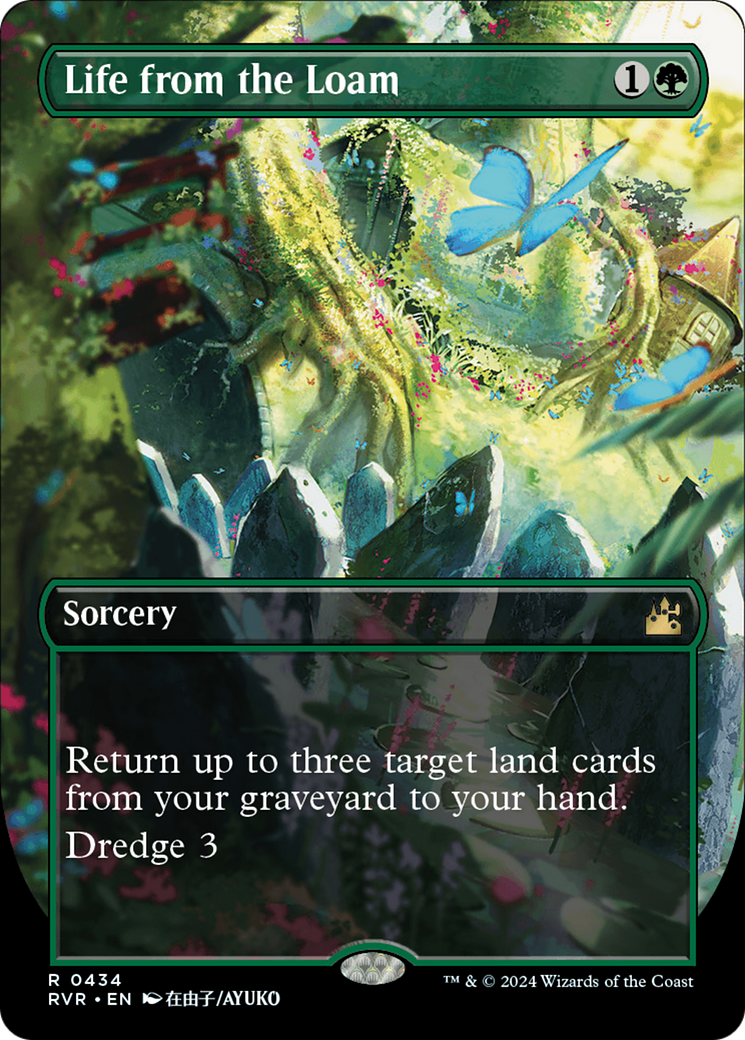 Life from the Loam (Anime Borderless) [Ravnica Remastered] | Galaxy Games LLC