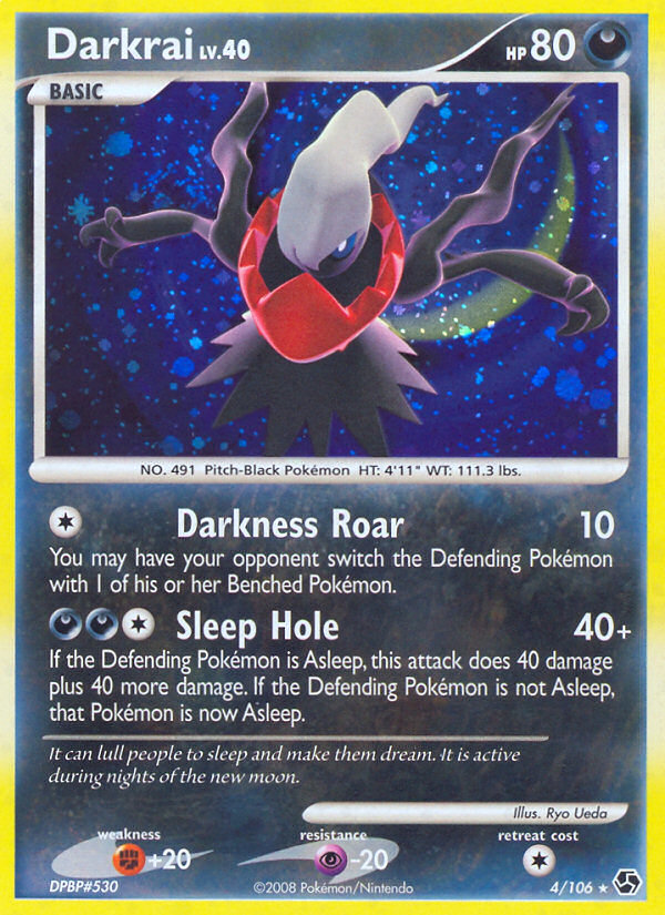 Darkrai (4/106) [Diamond & Pearl: Great Encounters] | Galaxy Games LLC