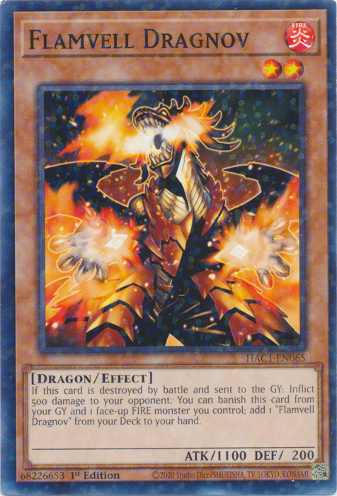 Flamvell Dragnov (Duel Terminal) [HAC1-EN065] Common | Galaxy Games LLC