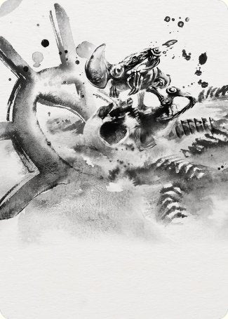 Myr Convert Art Card [Phyrexia: All Will Be One Art Series] | Galaxy Games LLC