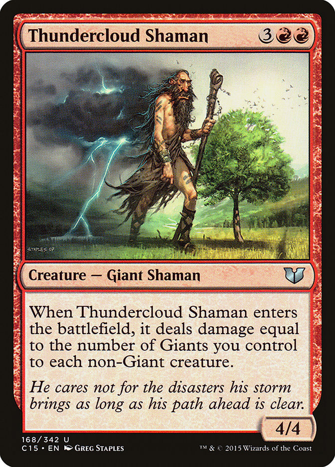 Thundercloud Shaman [Commander 2015] | Galaxy Games LLC