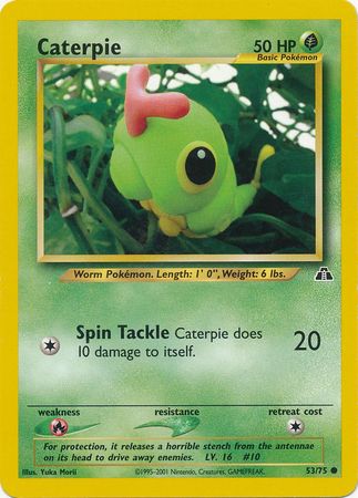 Caterpie (53/75) [Neo Discovery Unlimited] | Galaxy Games LLC