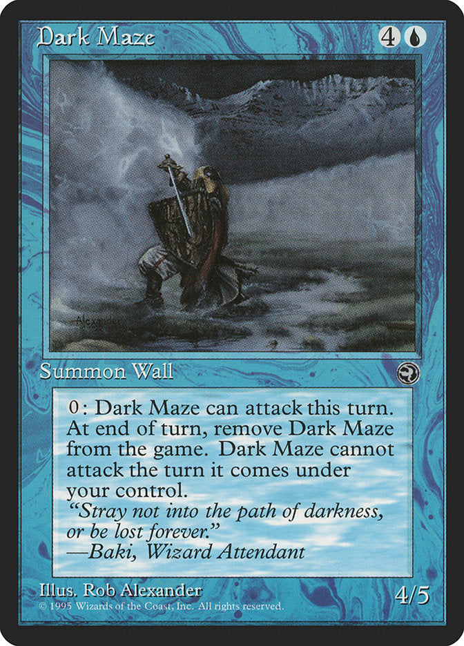 Dark Maze (Baki Flavor Text) [Homelands] | Galaxy Games LLC