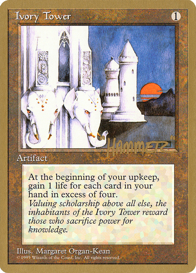 Ivory Tower (Shawn "Hammer" Regnier) [Pro Tour Collector Set] | Galaxy Games LLC