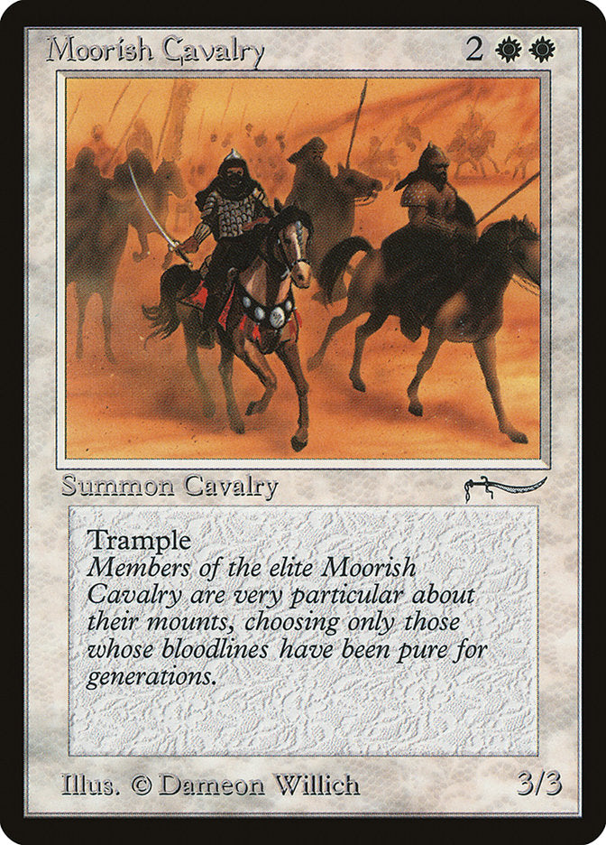 Moorish Cavalry (Light Mana Cost) [Arabian Nights] | Galaxy Games LLC