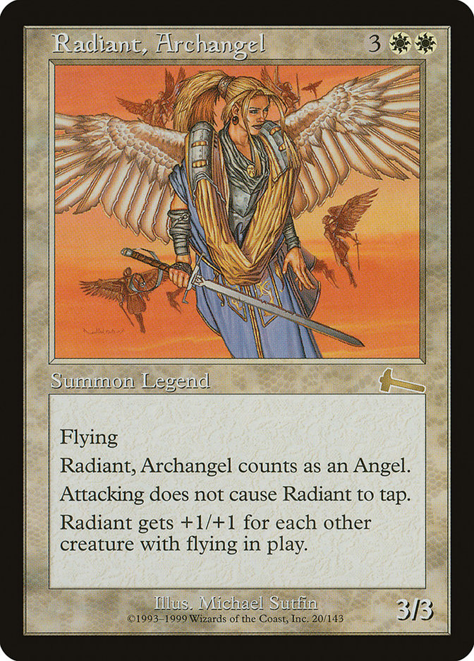 Radiant, Archangel [Urza's Legacy] | Galaxy Games LLC